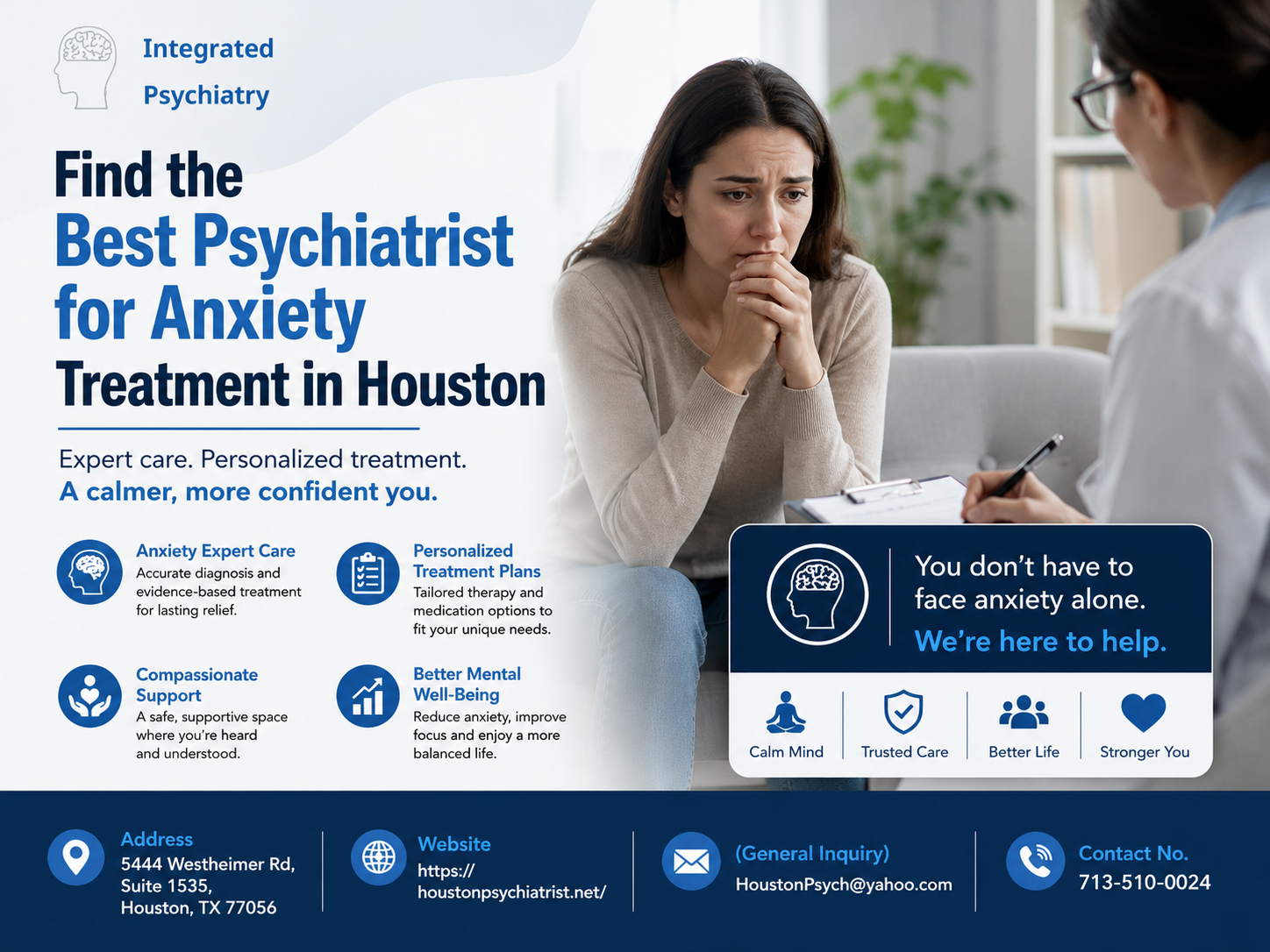 Best Psychiatrist for Anxiety Treatment