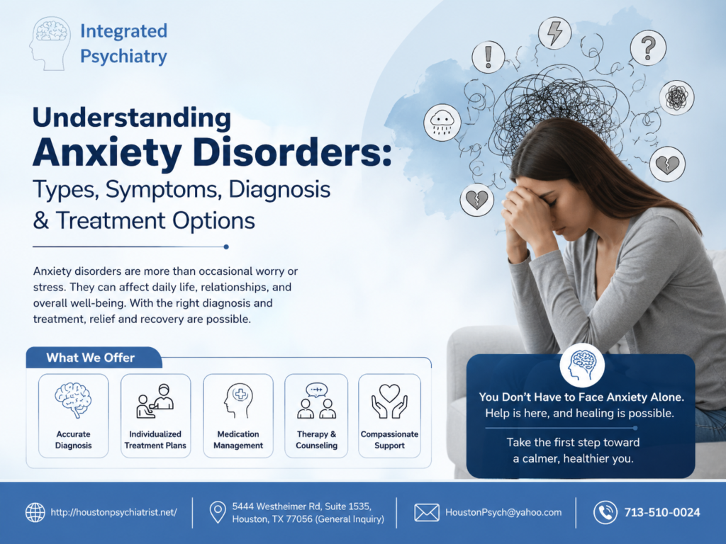 Anxiety Disorders: Types, Symptoms