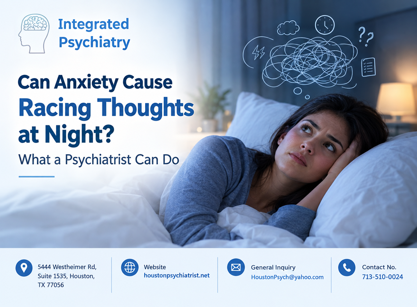 Anxiety Cause Racing Thoughts at Night