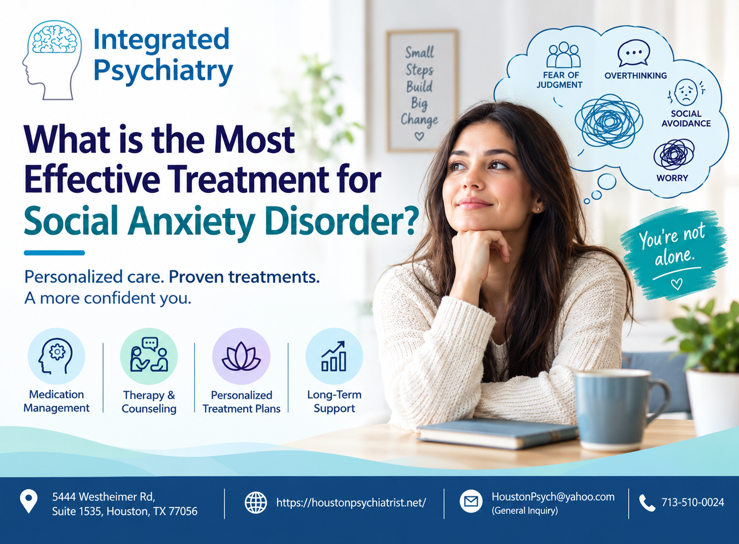 Most Effective Treatment for Social Anxiety Disorder